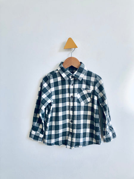 Roots Plaid Flannel Shirt (3Y)