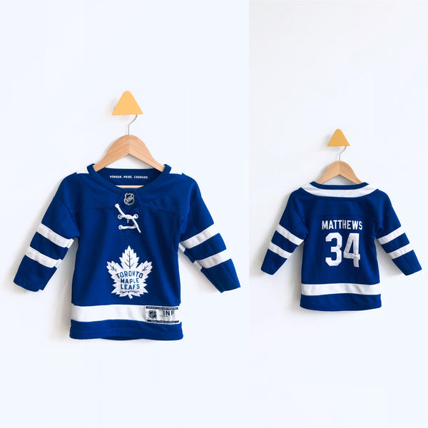 NHL Toronto Maple Leafs Matthews Jersey (12-24M)