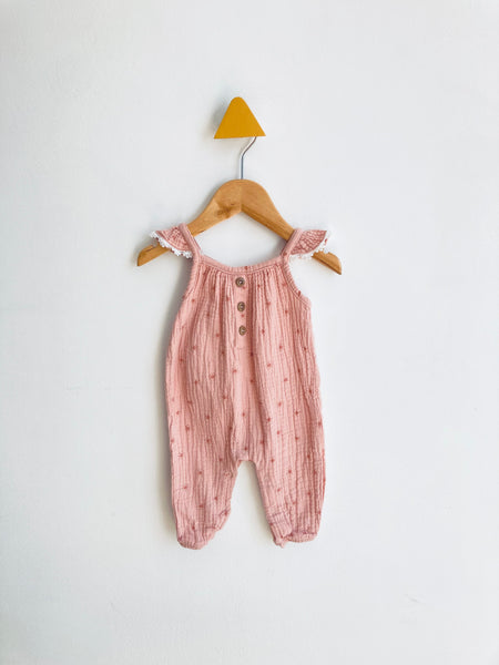 Emily & Oliver Muslin Sun Romper (3-6M)