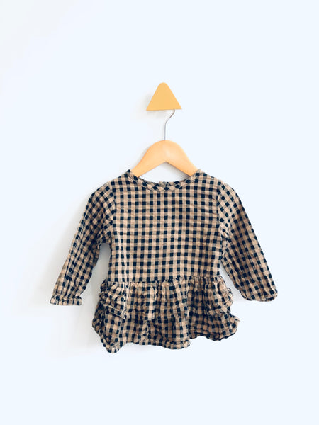 Rise Little Earthling Gingham Dress (6-9M)