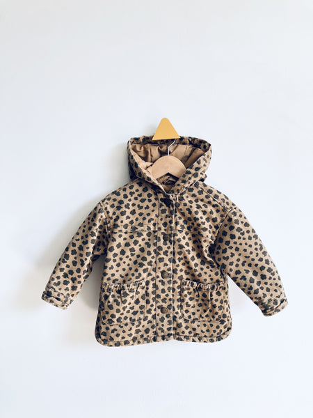 Zara Leopard Print Jacket (markings) (12-18M)