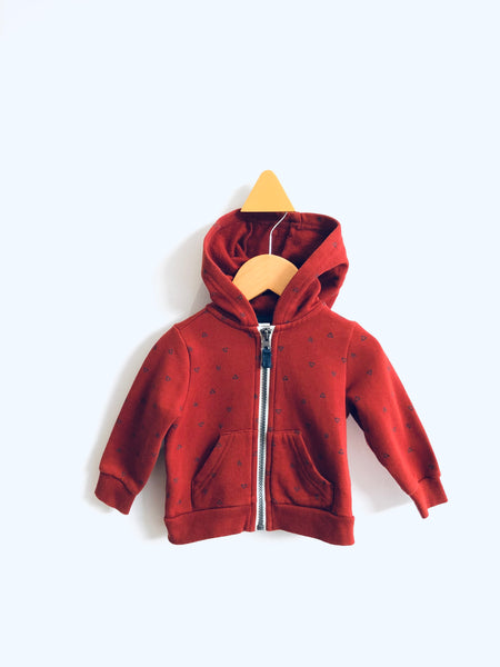 Carter's  Triangle Zip-Up Hoodie (6M)