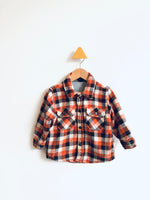 Gap Jersey Lined Plaid Shacket (18-24M)