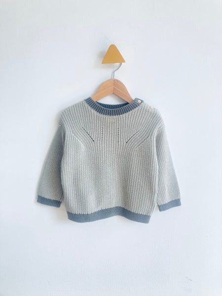H&M Lightweight Sweater (hole in right arm pit) (12-18M)