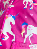 Hatley REALLY LOVED Terry Lined Unicorn Raincoat (2Y)