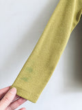 Beau Hudson Ribbed Cardigan - Chartreuse (marks on right sleeve) (3-4Y)