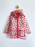 George Translucent Strawberry Rain Jacket (5Y)