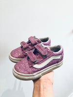 Vans Sparkly Velcro Shoes (7 Toddler)