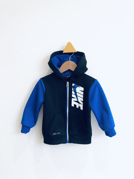 Nike Dri-Fit Logo Zip-Up Hoodie (18M)