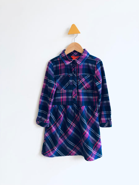 Joe Fresh Plaid Flannel Dress (5Y)