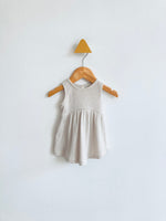 Quincy Mae Ribbed Striped Dress (3-6M)