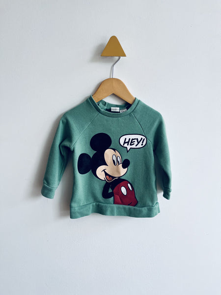 H&M Hey Mickey Sweatshirt (9-12M)