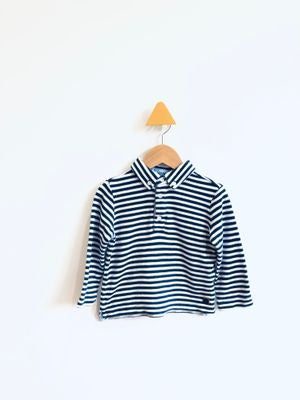 Janie & Jack Striped Polo Shirt (18-24M)