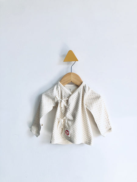 Save by Love Polka Dot Wrap Top (3-6M)