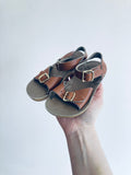 Saltwater Sandals Leather Sandals - Tan (7 Toddler)