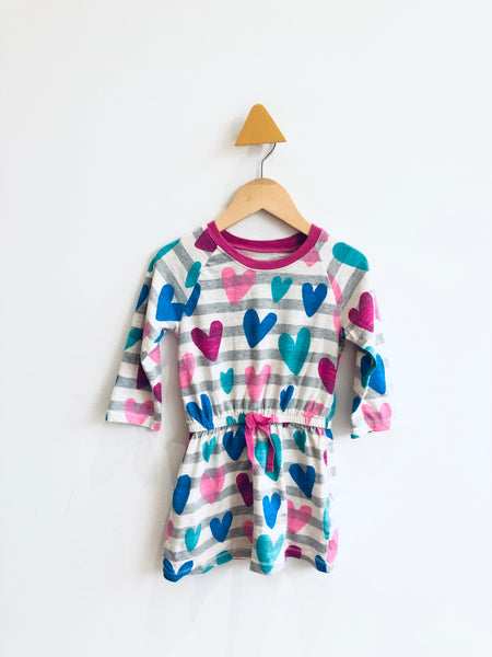 Hatley Hearts & Stripes Dress (2Y)