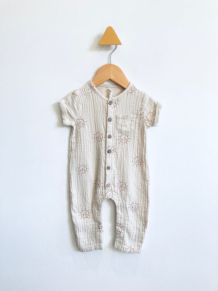 Quincy Mae Muslin Sun Romper (3-6M)