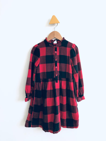 Gap Buffalo Check Dress (5Y)