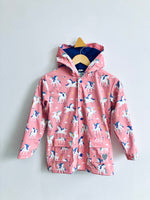 Hatley Terry Lined Unicorn Raincoat (8Y)