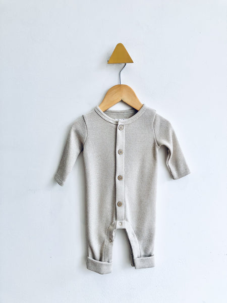 Rise Little Earthling Ribbed Romper (0-3M)
