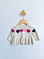 Gap Heart Sweater (0-3M)