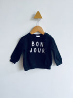 Indigo Bonjour Sweatshirt (12-18M)