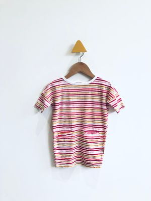 Nui Organics Striped T-Shirt Dress (12-18M)