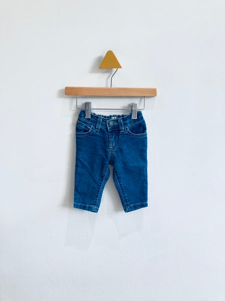 Mini Mioche Soft Elastic-Waist Jeans (3-6M)