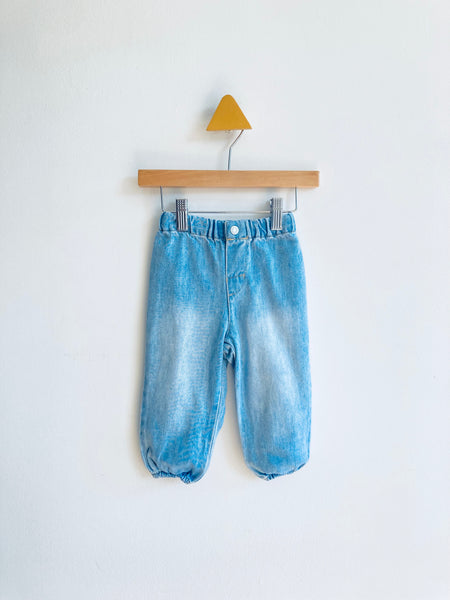 H&M Elastic Waist & Cuff Jeans (9-12M)