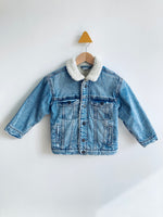 Zara Sherpa Lined Jean Jacket (6Y)