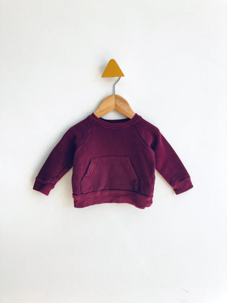 Mini Mioche Organic Cotton Pocket Sweatshirt (3-6M)