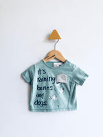 Zara REALLY LOVED Its Raining Bones & Dogs Tee (3-6M)