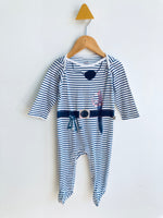 Stella McCartney Kids Striped Pirate Onesie (12M)