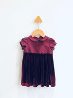 Jacadi Irredecent Velvet Dress (6M)