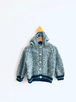 Handknit Hooded Cardigan (2Y)