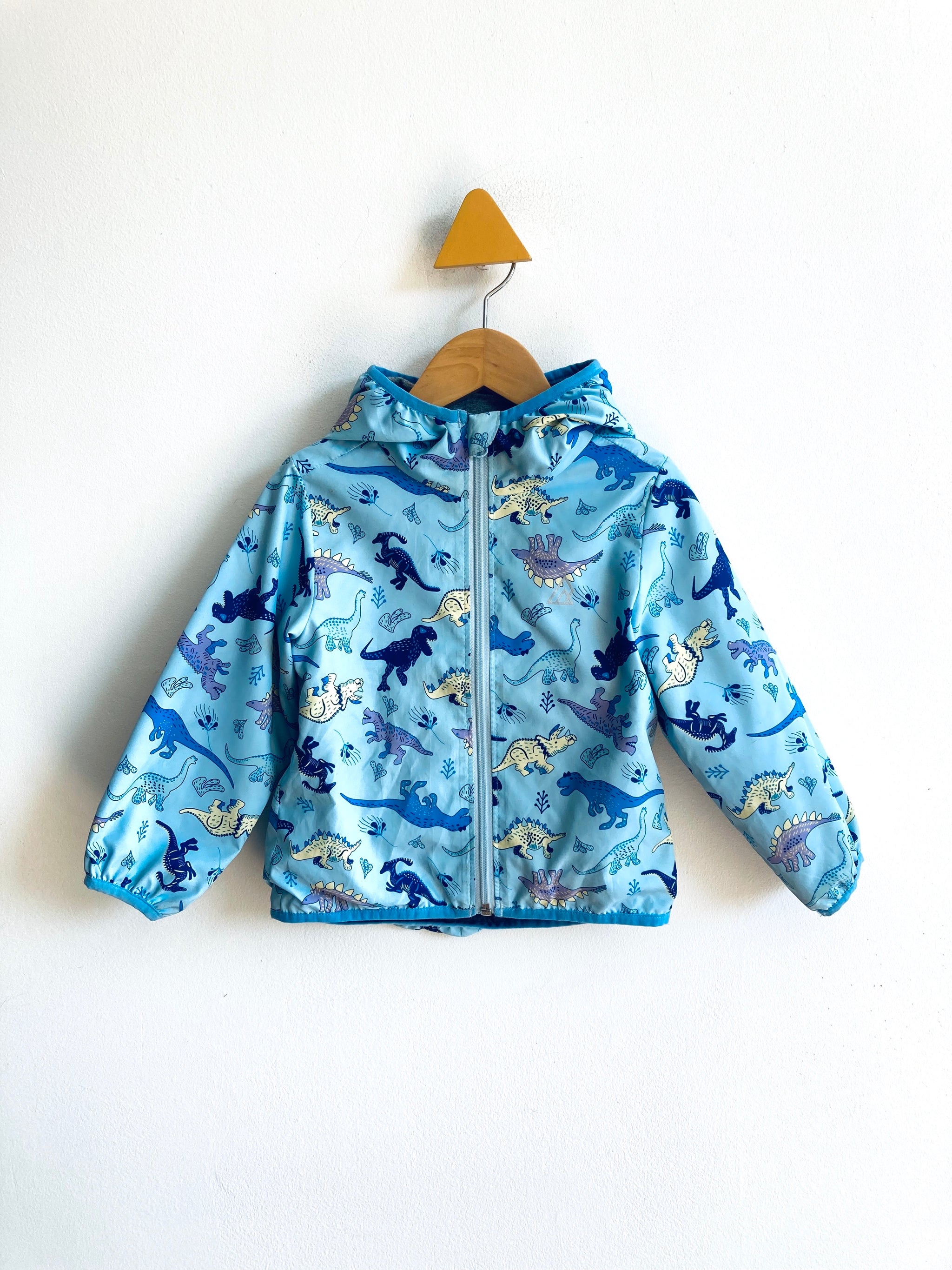 Cotton Lined Dino Print Jacket 18 24M TOKKI