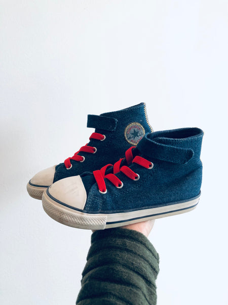 Converse high velcro sale